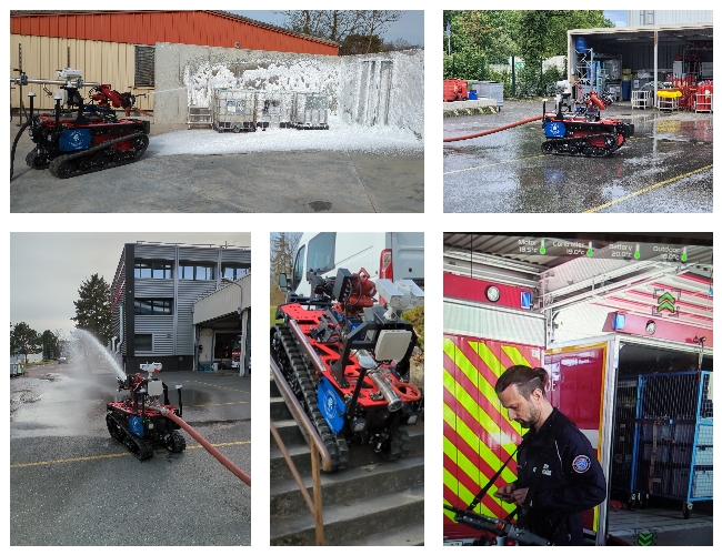 Fire robot operator and trainer